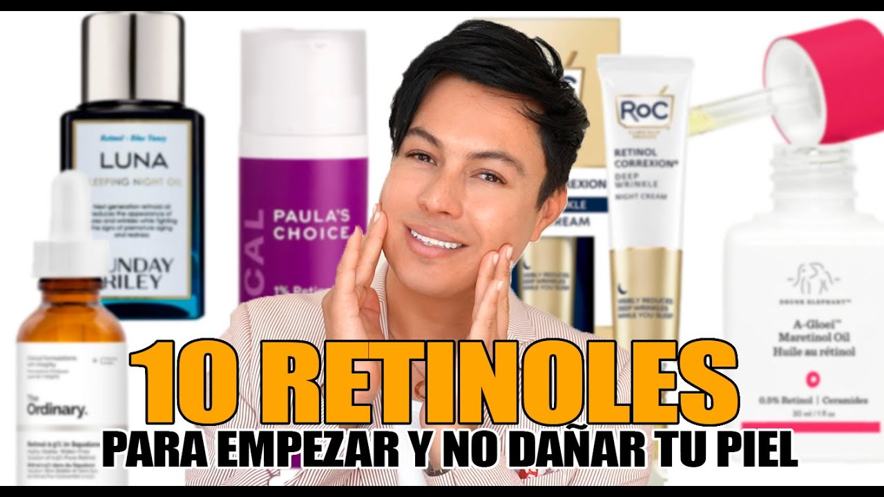 10 Retinoles suaves y efectivos para empezar sin irritar tu piel 😌✨
