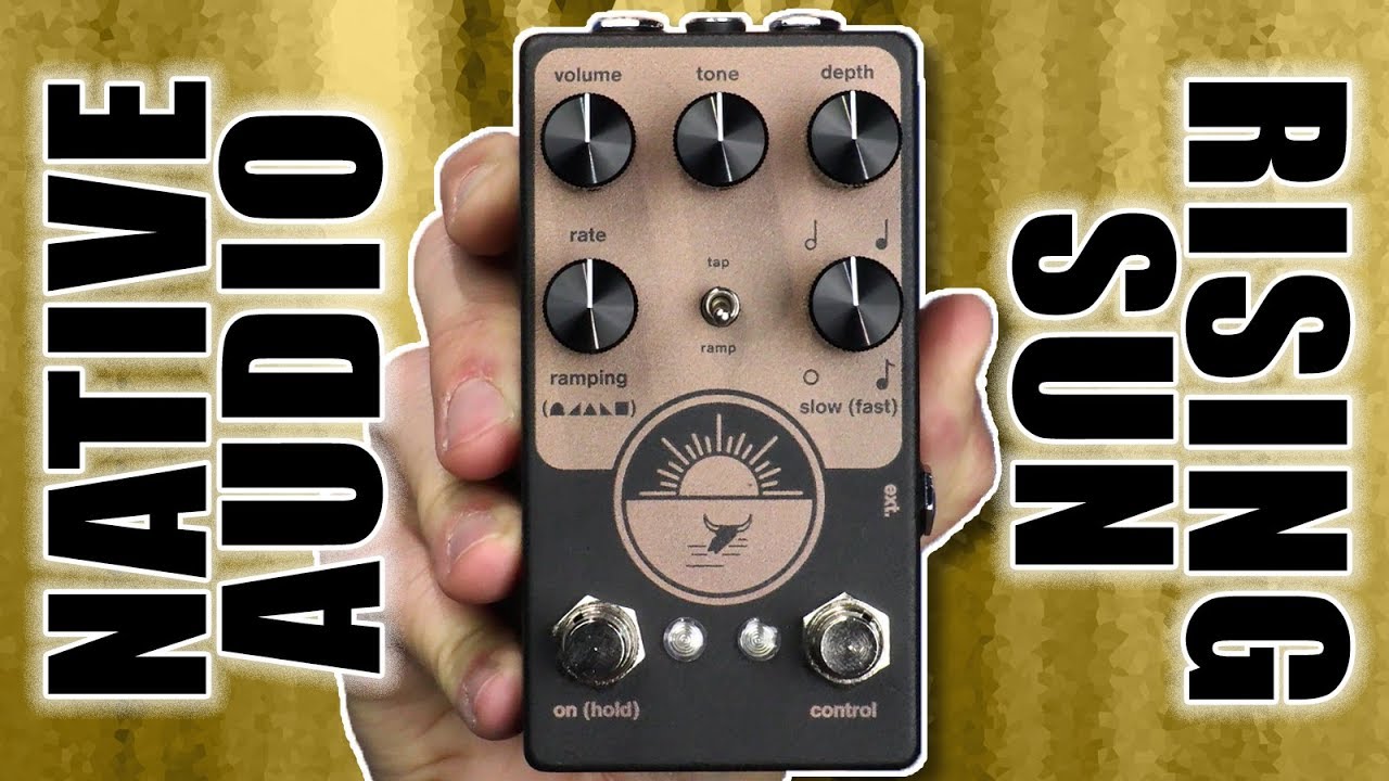 Демонстрация и обзор педали тремоло NativeAudio Rising Sun | Tap Tempo & Ramping Trem Pedal | Sto...