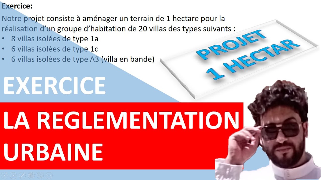 Bâtiment La réglementation urbaine Exercice