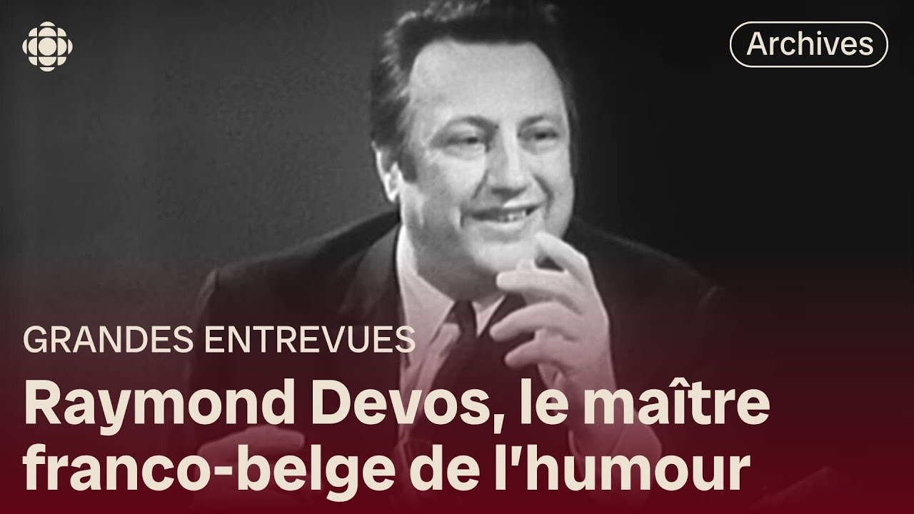 En 1968, une heure avec Raymond Devos en visite au Québec