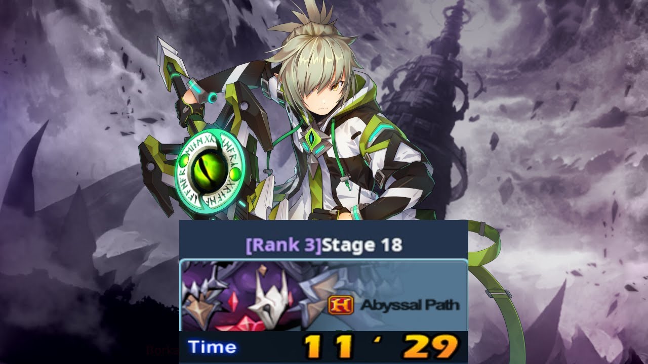 Grand Chase Classic - Zero Abyssal Path [Rank 3] Stage 18 Solo 11'29