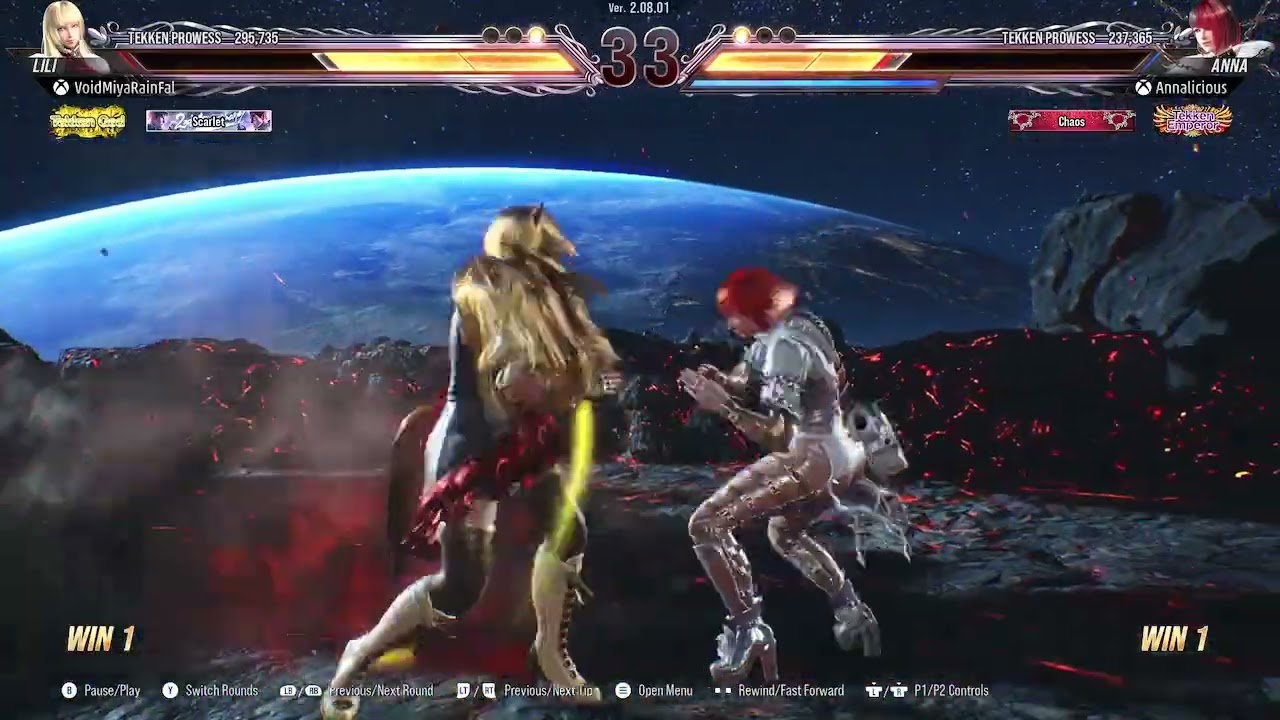 Tekken god Lili vs Tekken emperor Anna ranked match #tekken8 #ranked #fun 