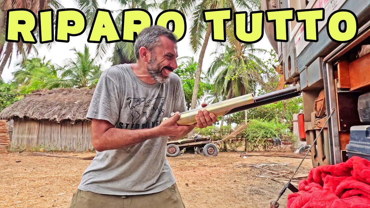 Riparazione URGENTE 👉 Ci dobbiamo preparare ALLE STRADE TOSTE 😵 Giro del mondo in camper 4x4