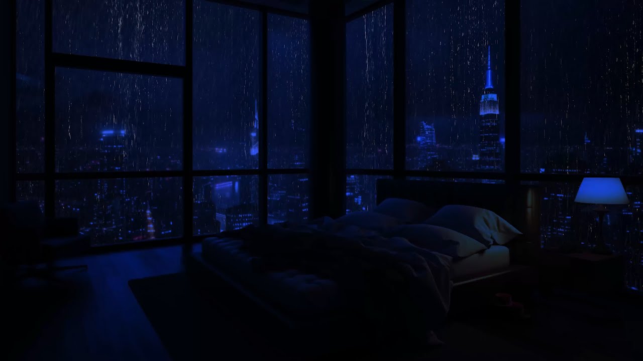 Das Geräusch von Regen zum Einschlafen – Schlafen in einer Millionen-Dollar-Wohnung in New York City
