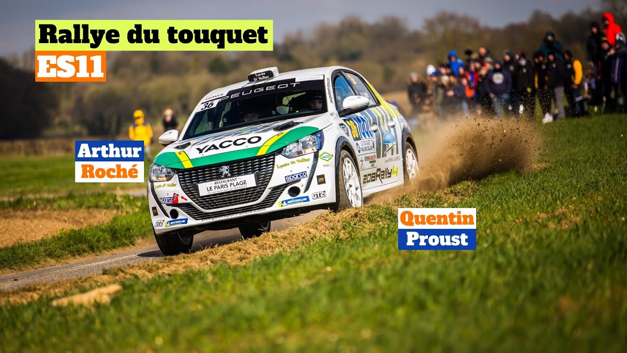 Onboard Roché/Proust ES11 touquet 2025 208 rally4 