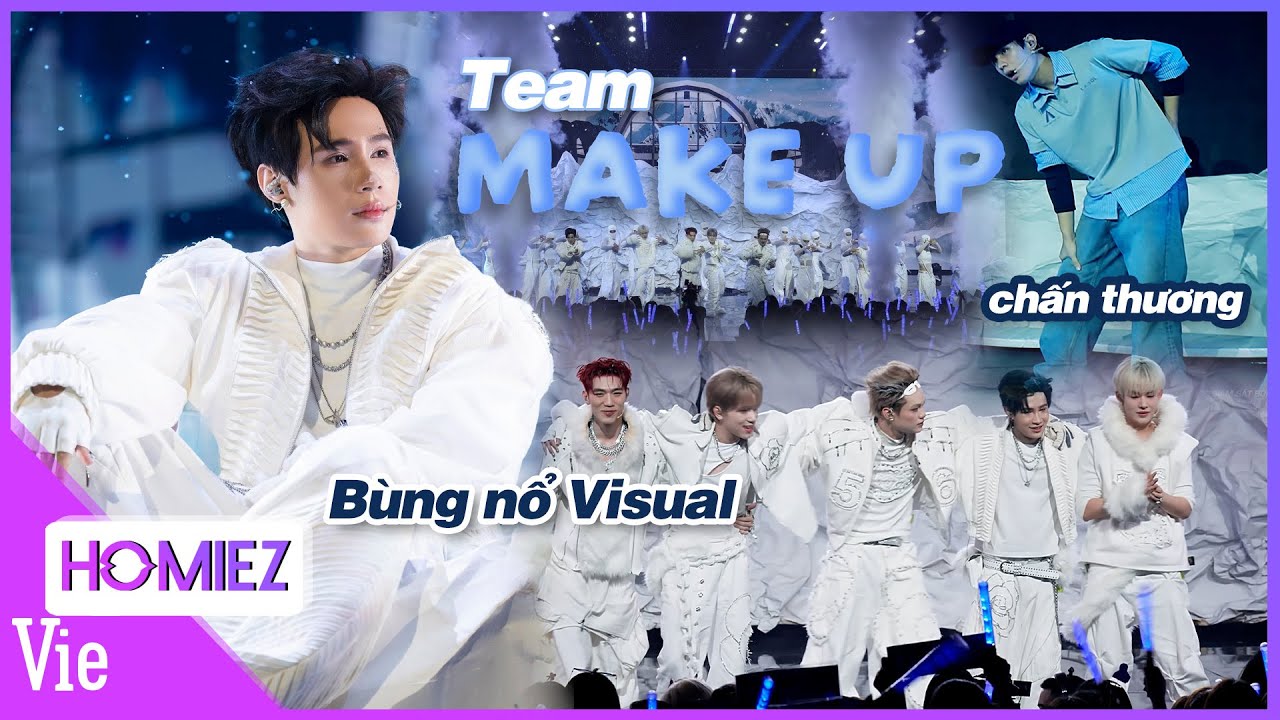 Hành trình team MAKE UP: Ryn Lee chấn thương vẫn tỏa sáng, đội hình chuẩn Idol Kpop