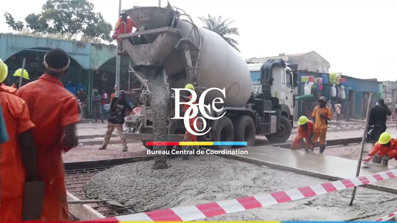 #RDC #KINSHASA : Evolution des travaux de la voirie urbaine de la ville de Kinshasa