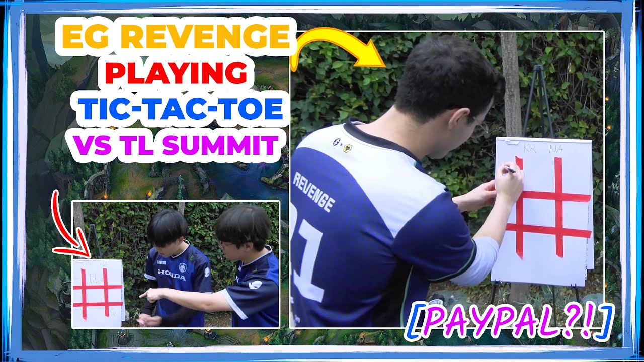 TL Summit vs EG Revenge Playing TIC-TAC-TOE 👀