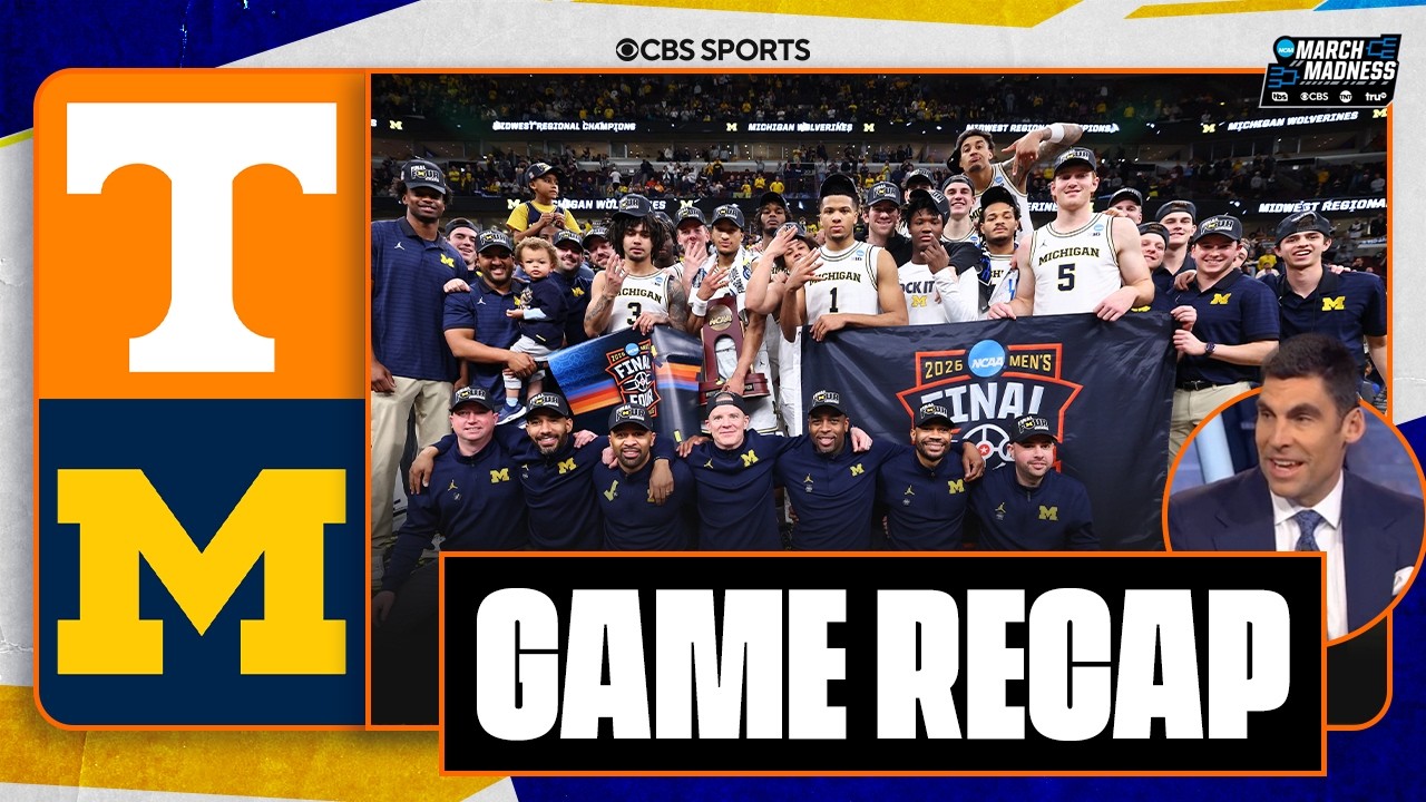 Michigan rolls past Tennessee to advance to first Final Four since 2018 🚨 | 2026 March Madness