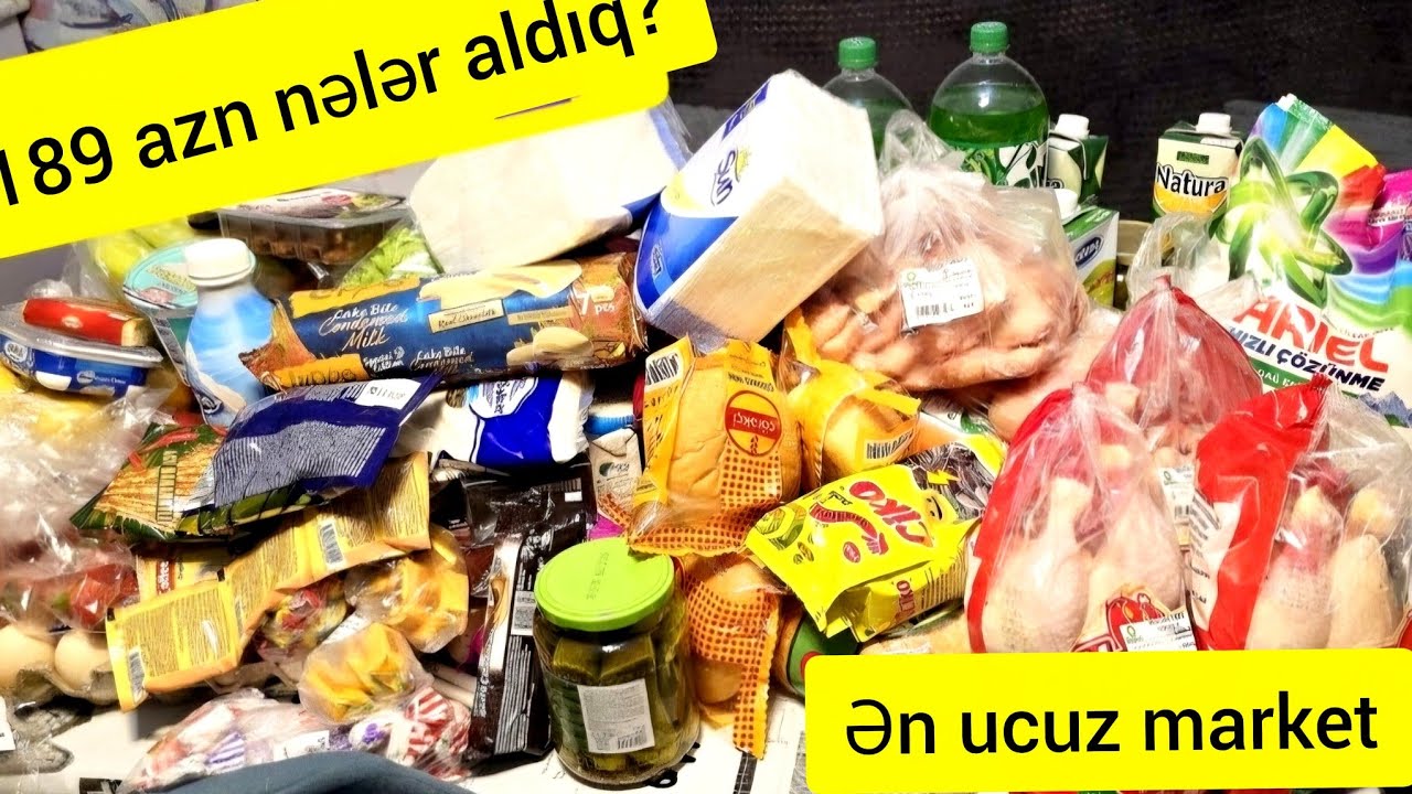 Sumqayıtdan evimizə bazarlıq etdik...Bakıya nisbətdə  çox çox ucuz qiymətlər