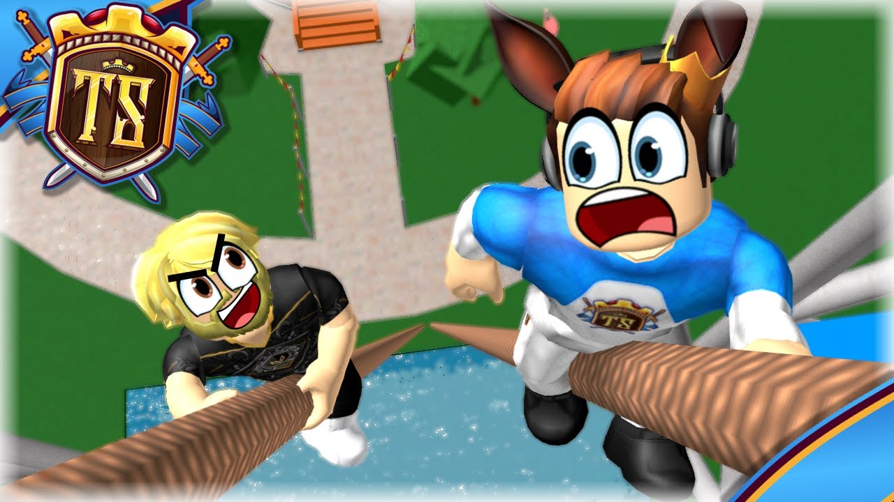 KUN *EN* AF OS KAN OVERLEVE! - Elimination Tower | Dansk Roblox med @TortenSkjold & @Vercinger