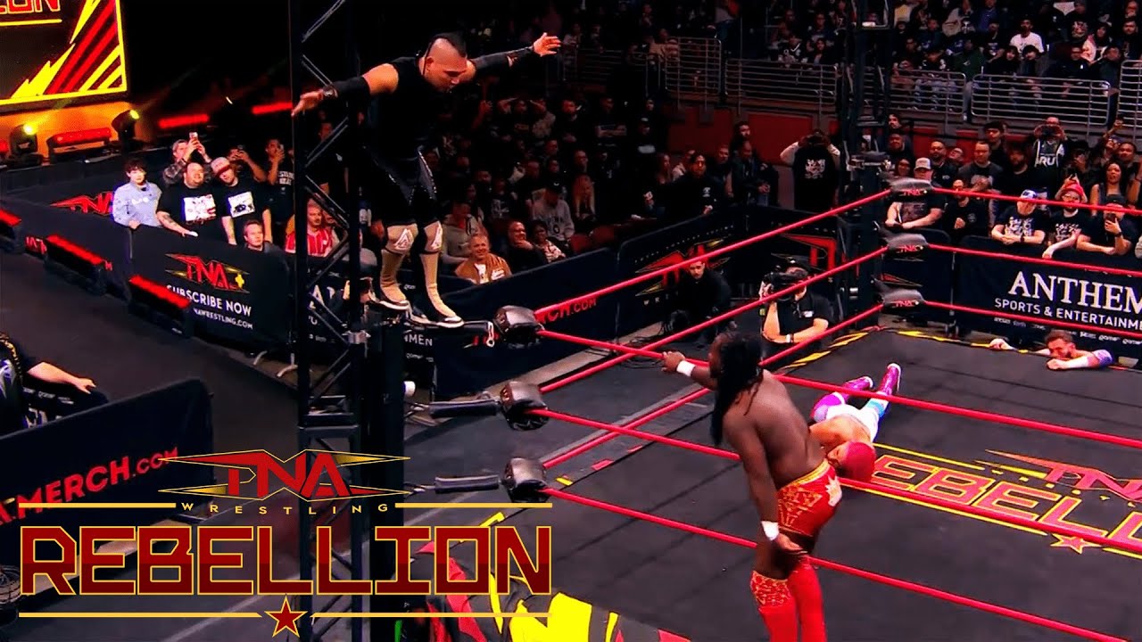 Vikingo's INSANE Canadian Destroyer on Sidney Akeem | TNA Rebellion 2025 Highlights