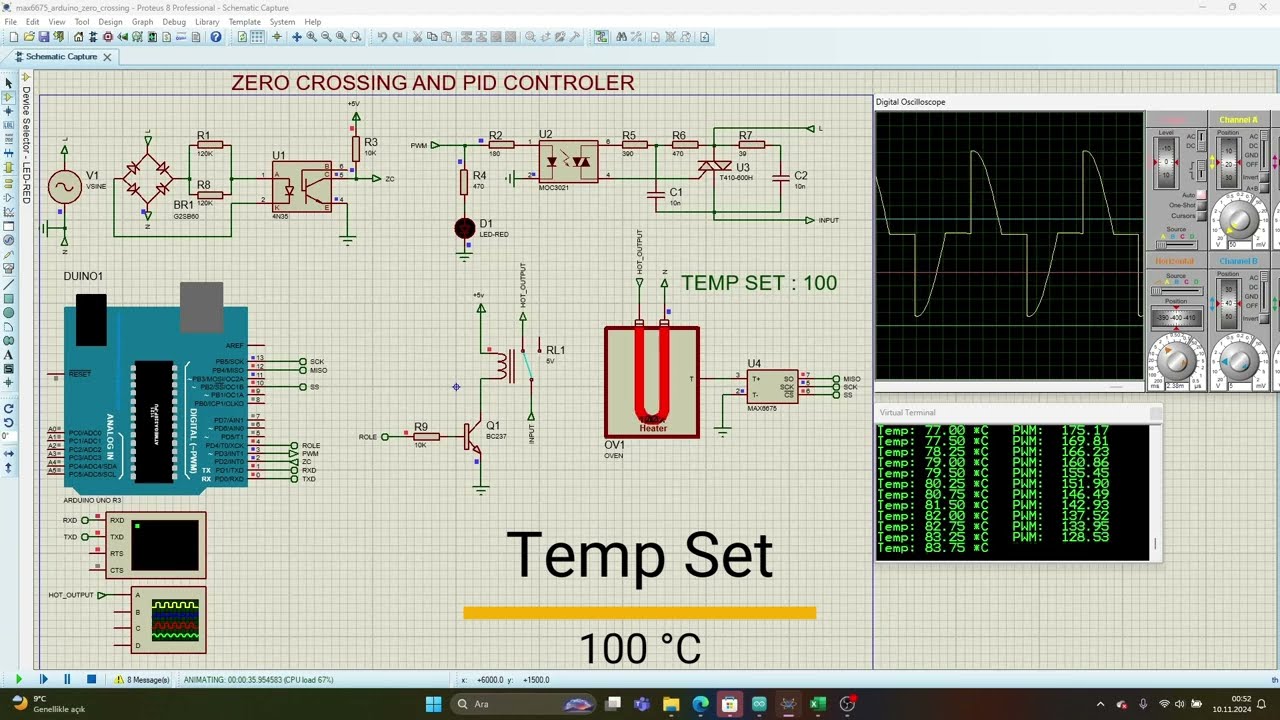 Zero Crossing and PID Controller with Arduino | 000