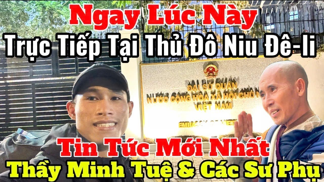 Trực Tiếp Tại Thủ Đô Niu Đê-Li Ấn Độ Tin Tức Thầy Minh Tuệ Mới Nhất 4/2 Ngay Lúc Này #suminhtue