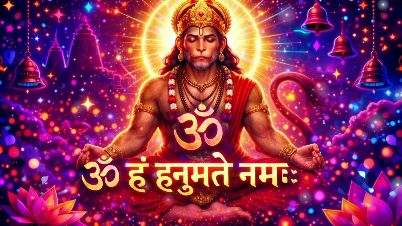 “ॐ हं हनुमते नमः  108 times | Om Ham Hanumate Namah | 🔥 Powerful Hanuman Mantra”