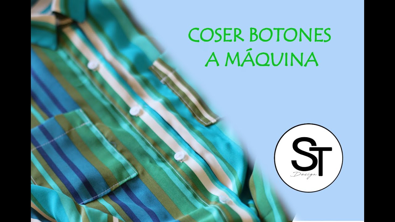 Cómo coser botones a máquina