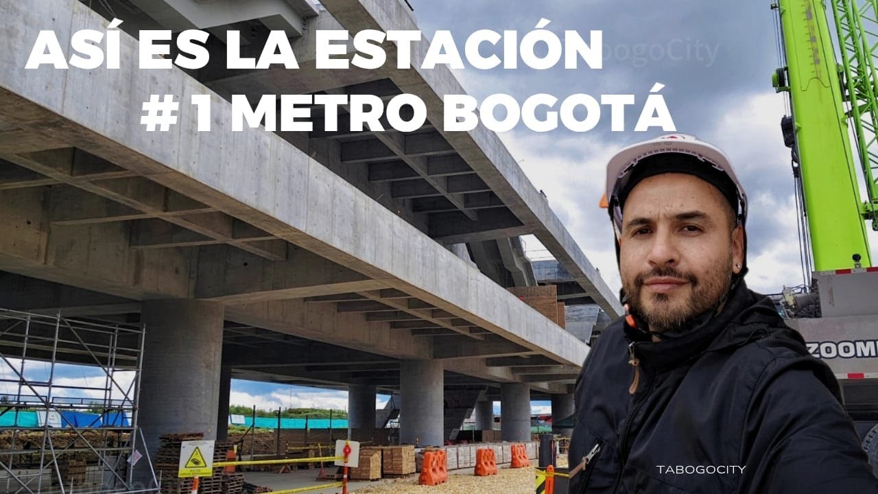 AVANCES ESTACIÓN # 1 DEL METRO DE BOGOTÁ // HD