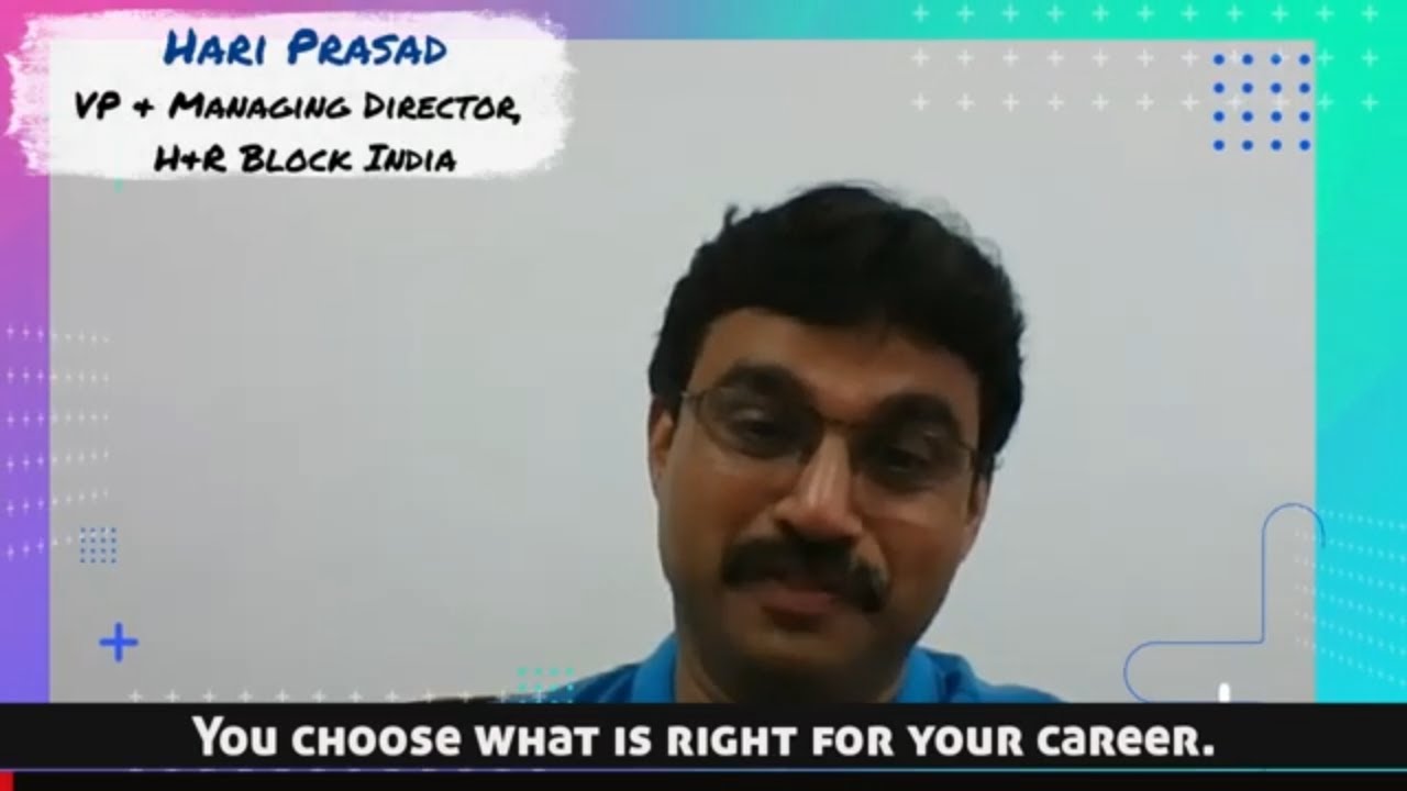 Hari Prasad Krishna Pillai, VP & Managing Director at H&R Block India, hosted by Ashwin Krishnan