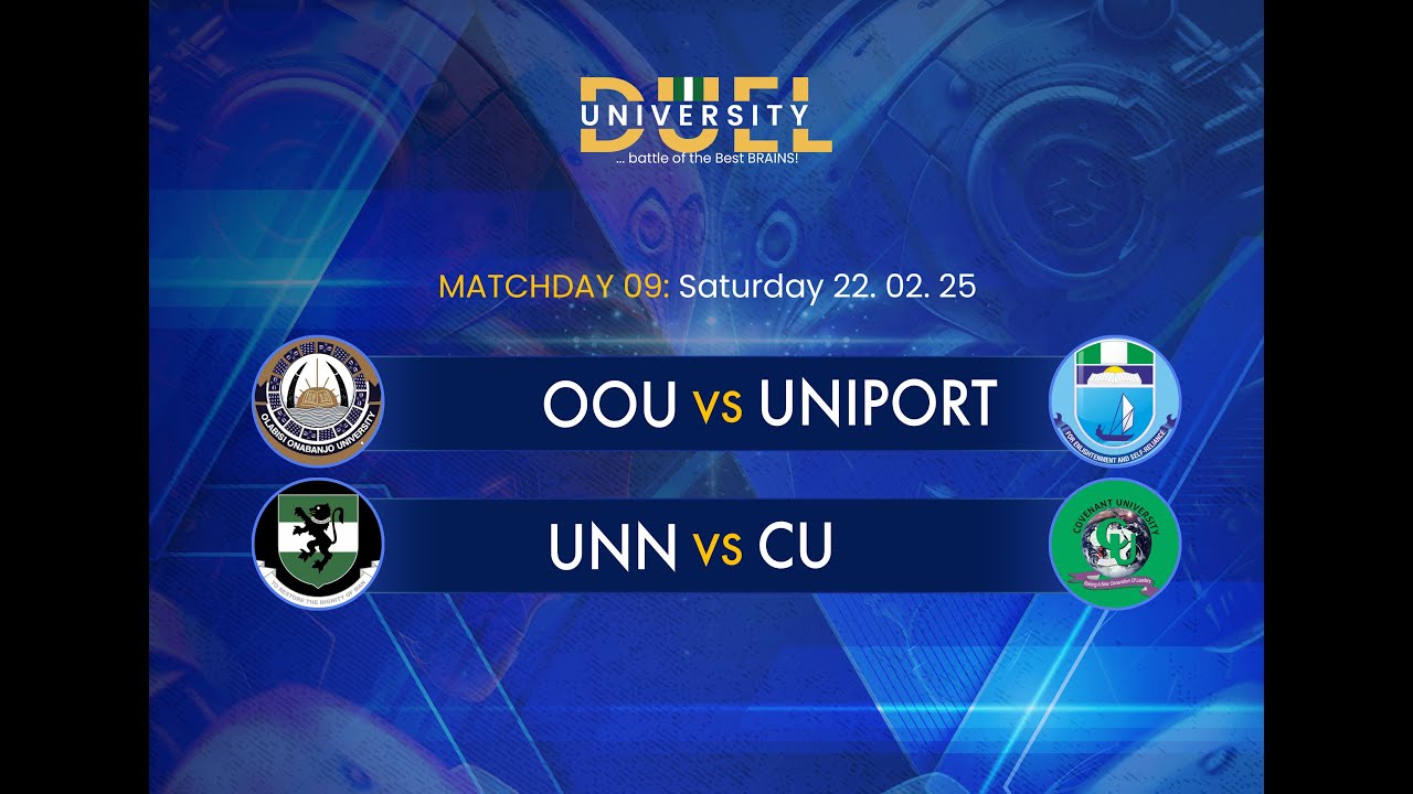 MATCHDAY 09- OOU vs UNIPORT | UNN vs CU