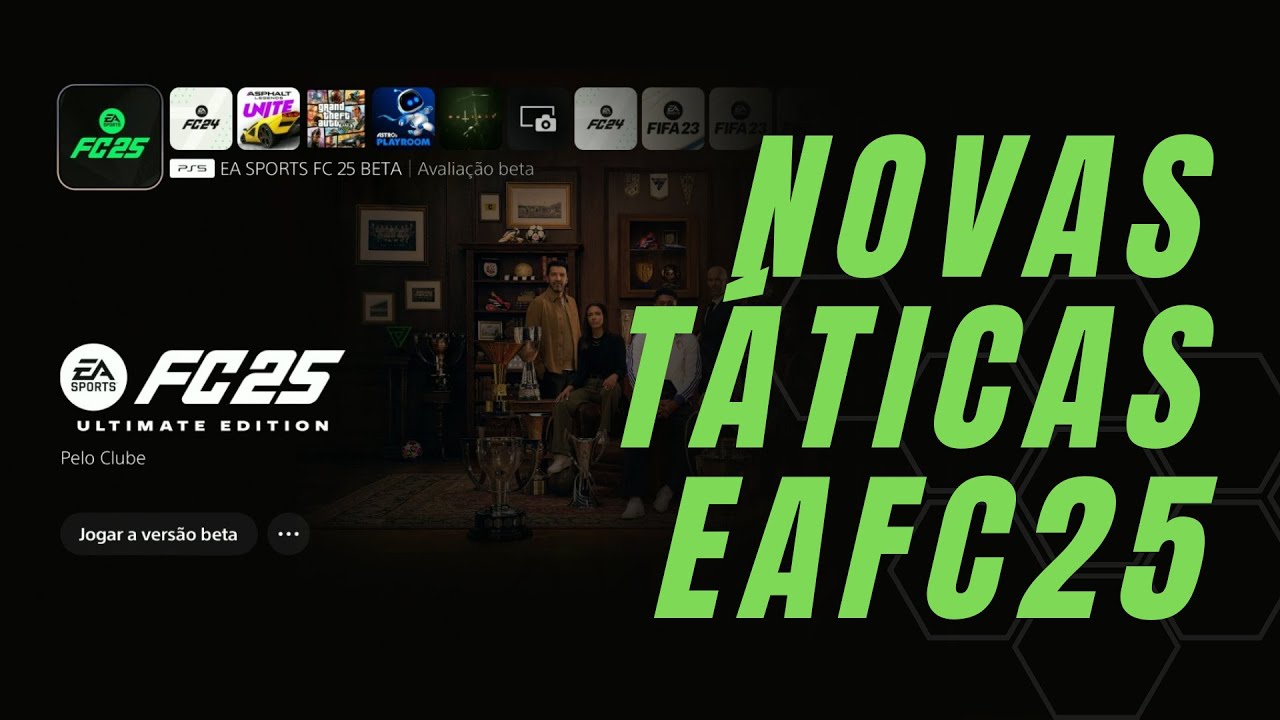 EA SPORTS FC25 novas táticas e instruções dos jogadores