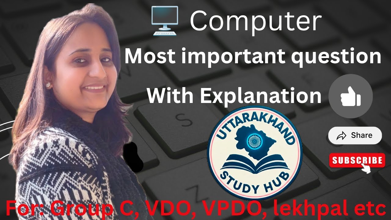 Most Important Computer Questions with Explanation | Computer GK for All Competitive Exams |