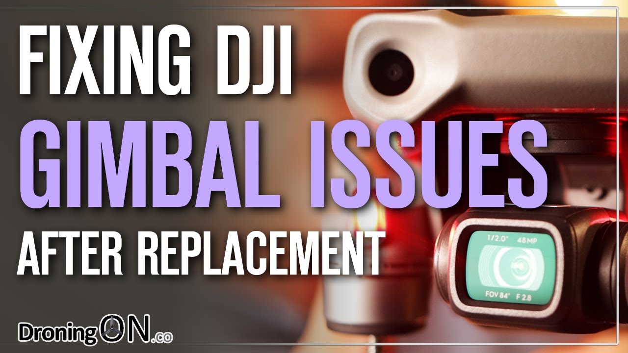 FIX DJI drone ERRORS/ISSUES after GIMBAL/CAMERA replacement