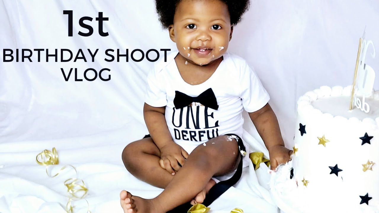It's a VLOG | DIY cake smash photoshoot | Hlumi turns ONE | South African YouTubers