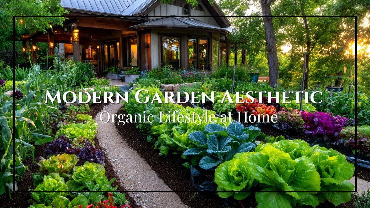 Edible Garden Luxury   Grow Stylish Organic Greens in a Chic Contemporary Backyard