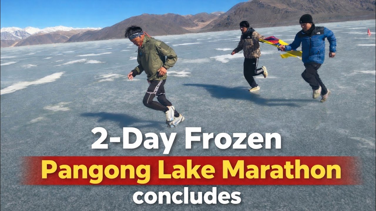 2-DAY FROZEN LAKE PANGONG MARATHON CONCLUDES 