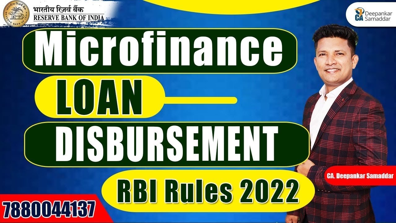 Microfinance | Disbursement Rules 2022 | RBI Guidelines | Sec-8 Company | NBFC | Very Imp | CADS