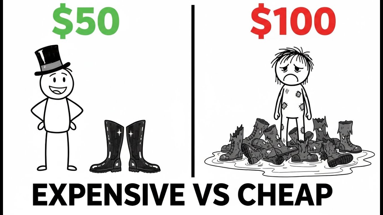 Why It Costs More to Be Poor (The Boots Theory)