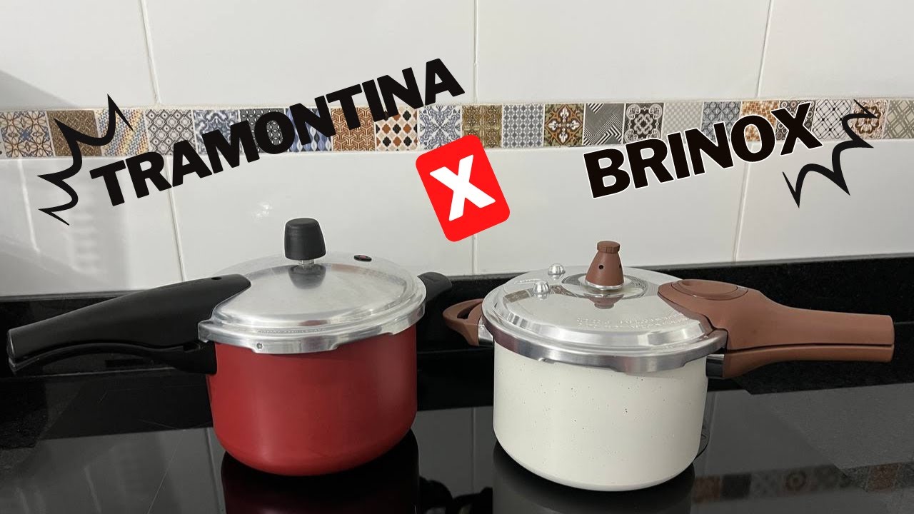 Comparativo entre as Panelas de Pressão TRAMONTINA VANCOUVER e BRINOX CERAMICLIFE