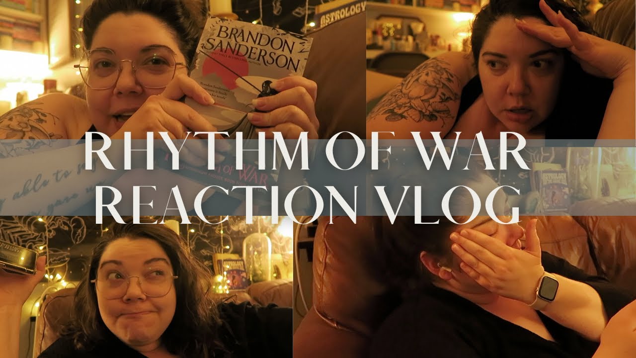 READING RHYTHM OF WAR FOR THE FIRST TIME | Reaction Vlog