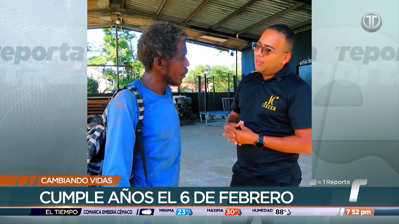 Cambiando Vidas: Joseph Peter Thompson acepta iniciar proceso de rehabilitación y dejar las drogas