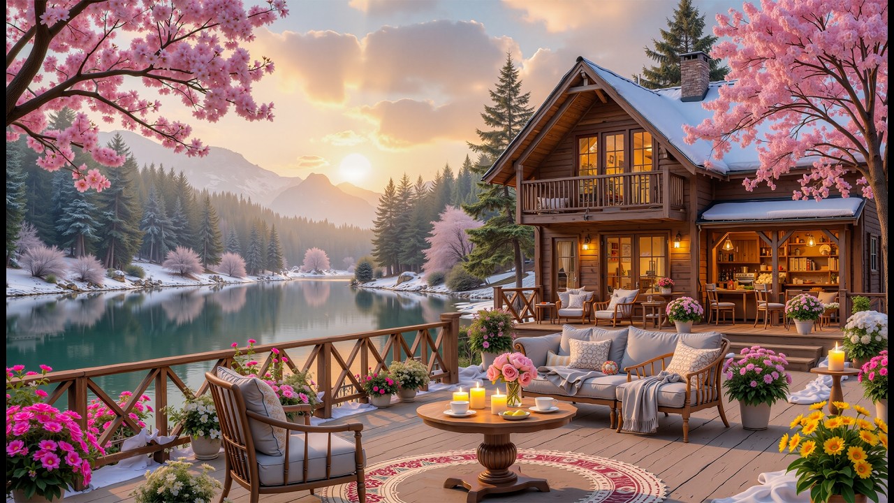 Spring Piano For Study & Work - Calm European Morning With Soft Piano And Focused Ambience