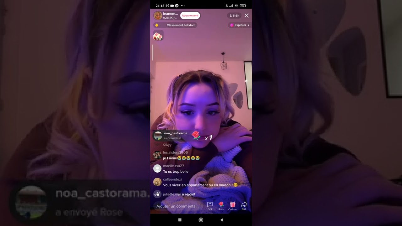 best live tiktok avec Léane et Maël elle raconte tout son histoire infidèle.buzz . popularité