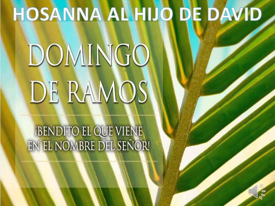 Hosanna al hijo de david