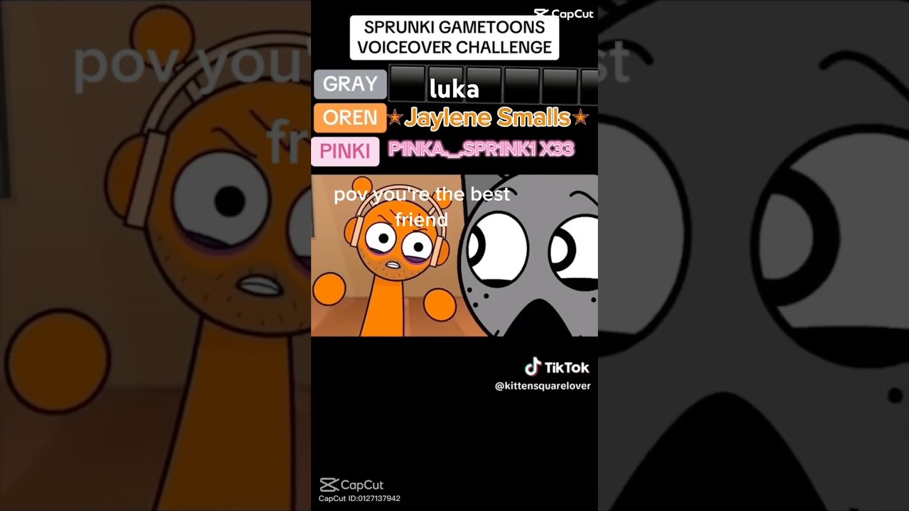 Sprunki gametoons voiceover challenge
