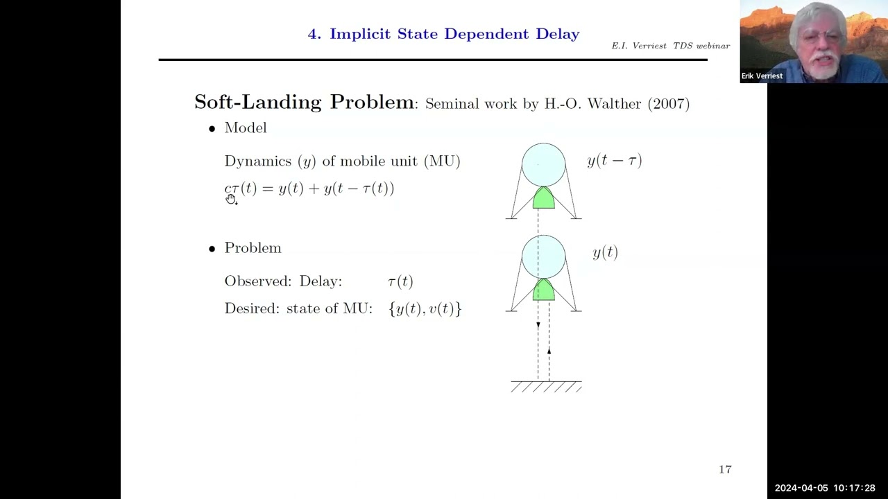 Time Delay Systems Webinar - Erik Verriest - 2024 April 5