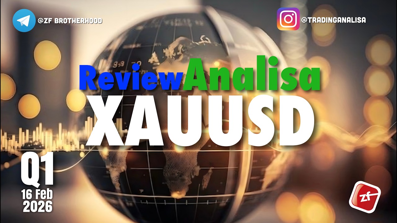 REVIEW Analisa Teknikal XAUUSD tgl 16 Feb 2026