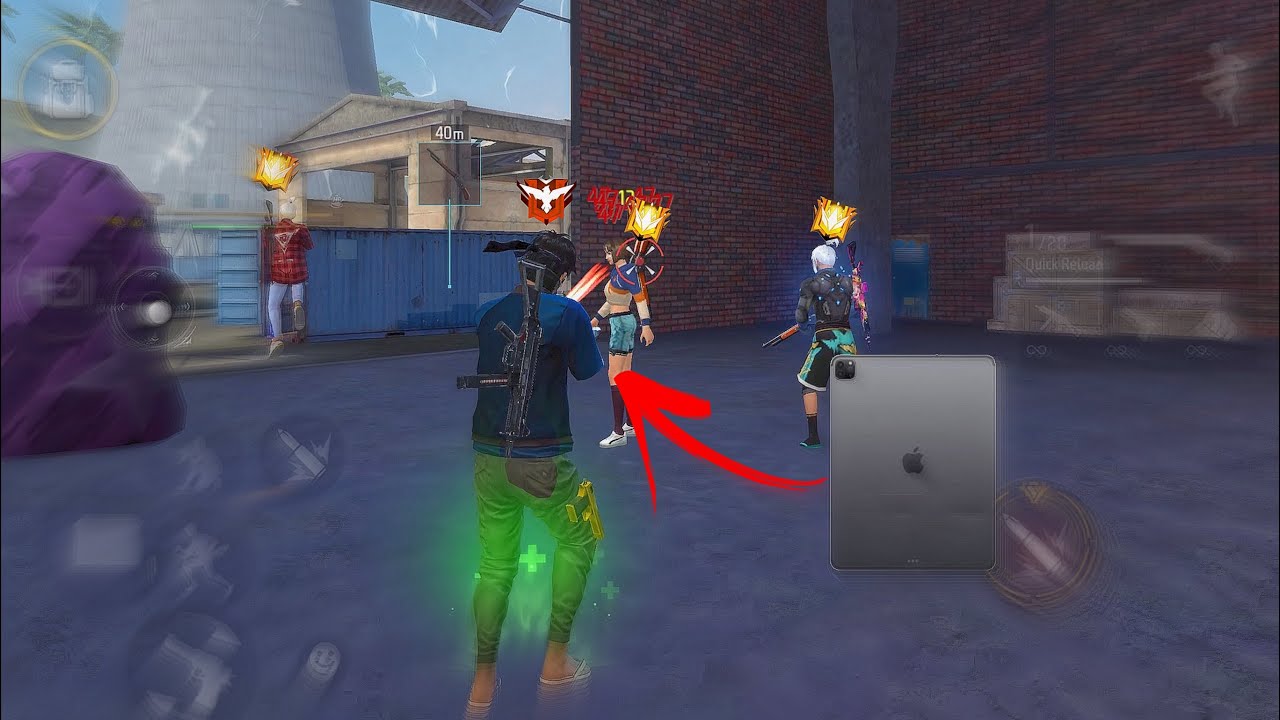 Best iPad player here || FREE FIRE 🔥