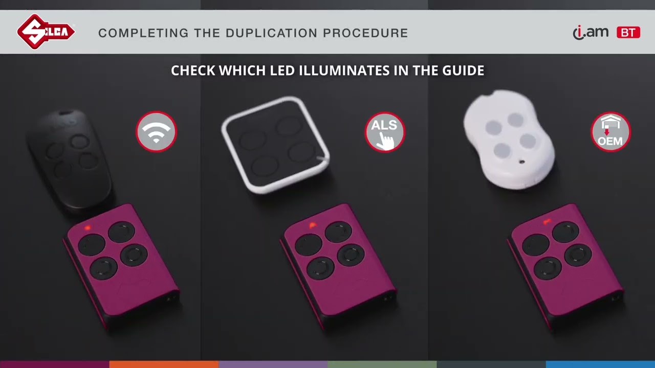 Residential Remotes Programming with i.am  and i.am App Silca