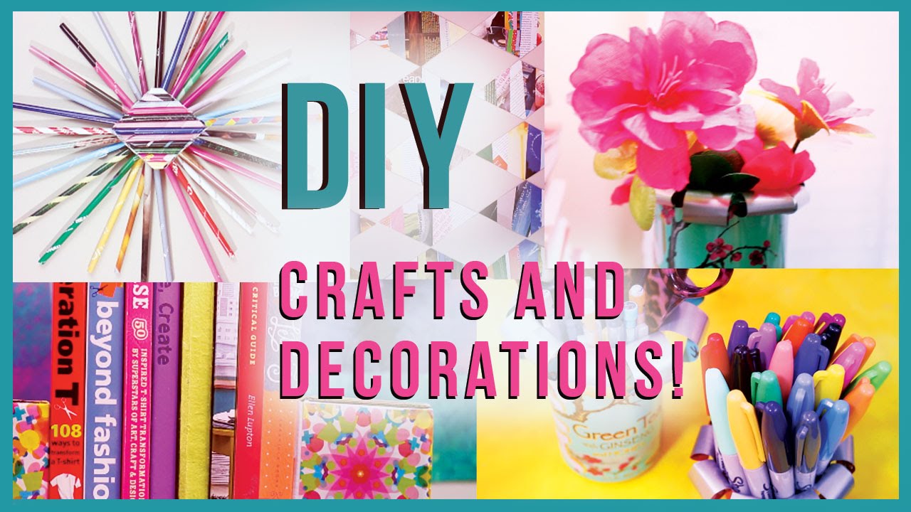 DIY Crafts & Room Decorations RECYCLED EDITION! Many DIY Project Ideas
