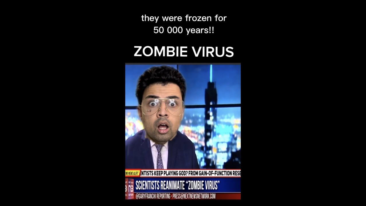 Ancient Zombie Virus REVIVED by Scientists 😱 #shorts
