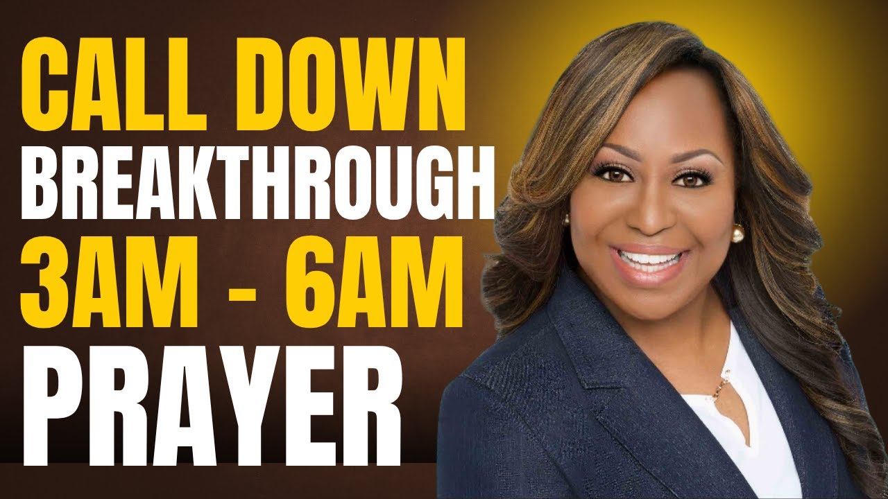 Pray This at 3 AM–6 AM for New Blessings & Supernatural Breakthrough | Dr. Cindy Trimm