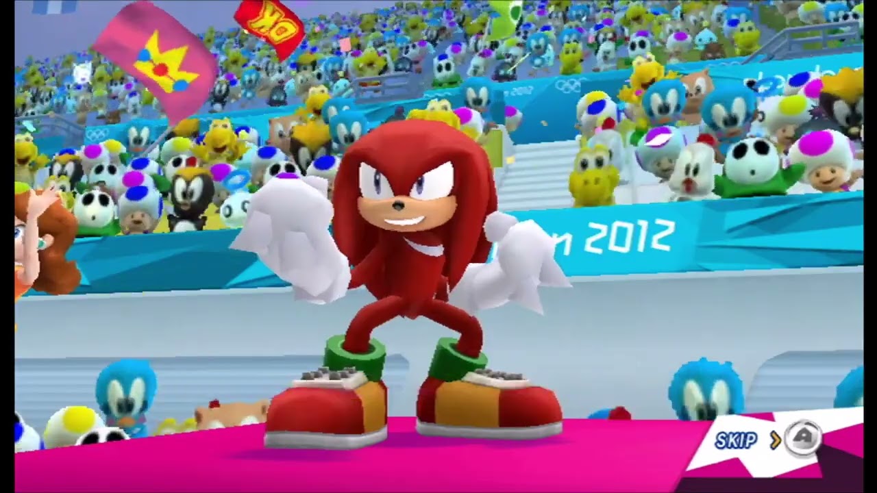 Mario & Sonic at the London 2012 Olympic Games - 100m Freestyle (All Characters)