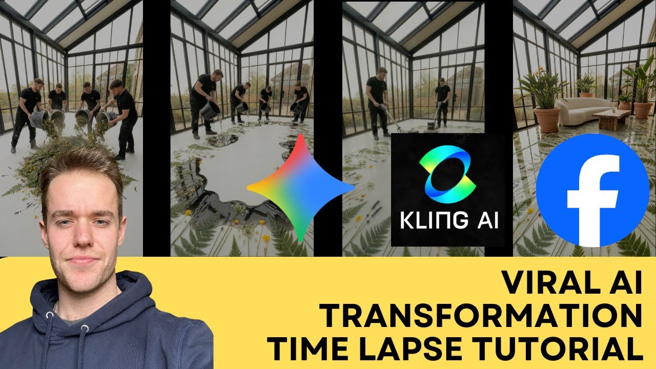 How to Create Viral AI Transformation Time Lapse Videos using Gemini & Kling - Step by Step Guide
