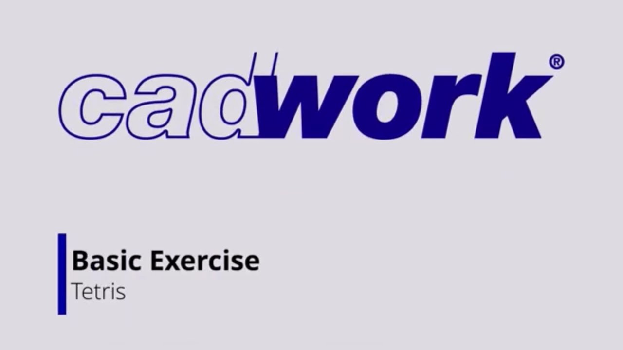 Cadwork Tallwood Basic Training - Tetris