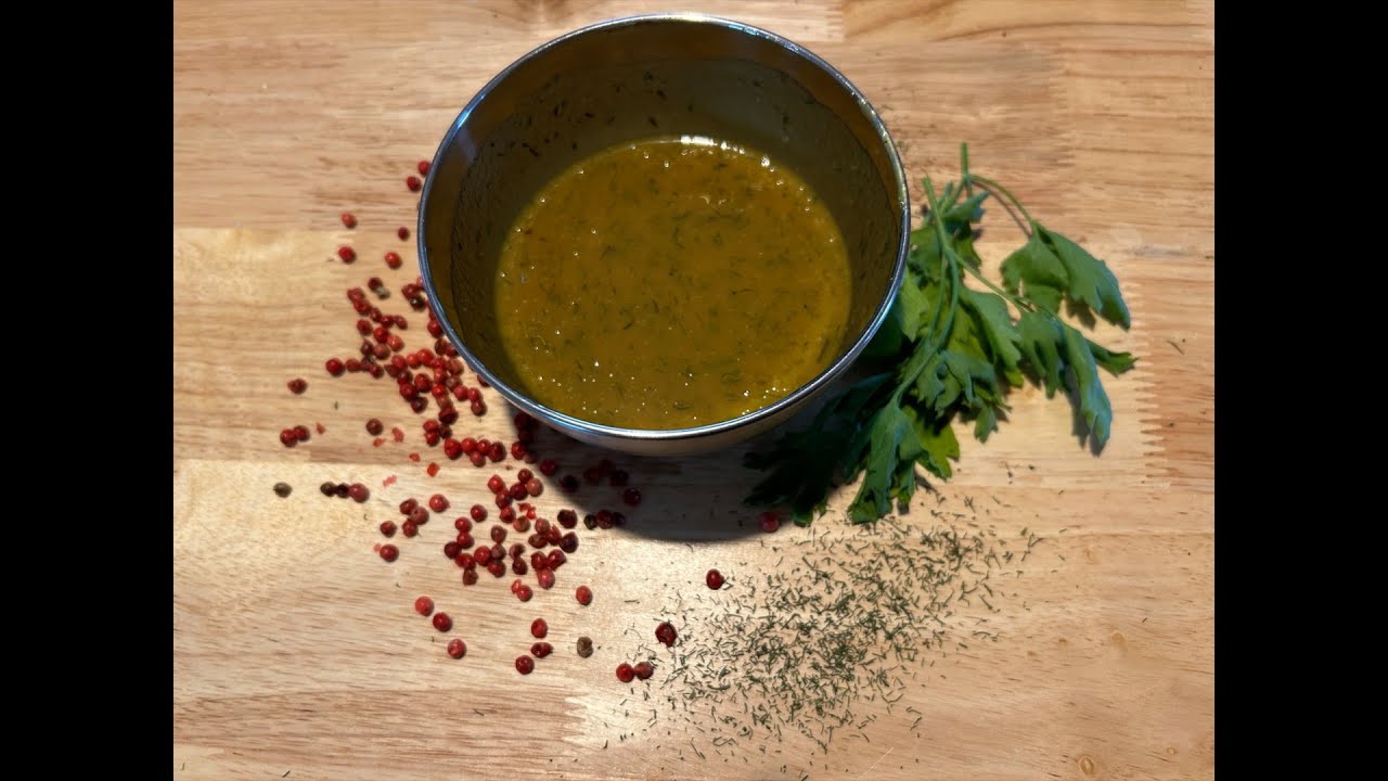 Honig Senf Soße mit Dill