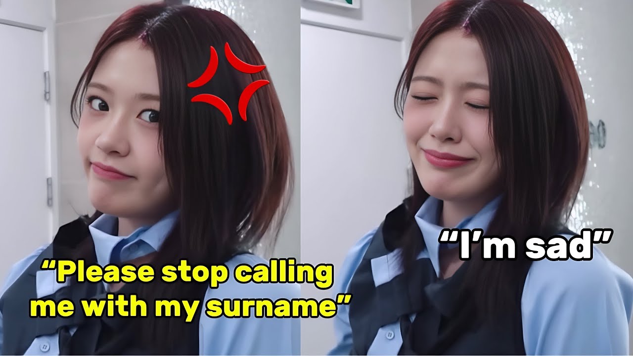 IVE YUJIN got angry when they keep calling her with her Full name AN YUJIN